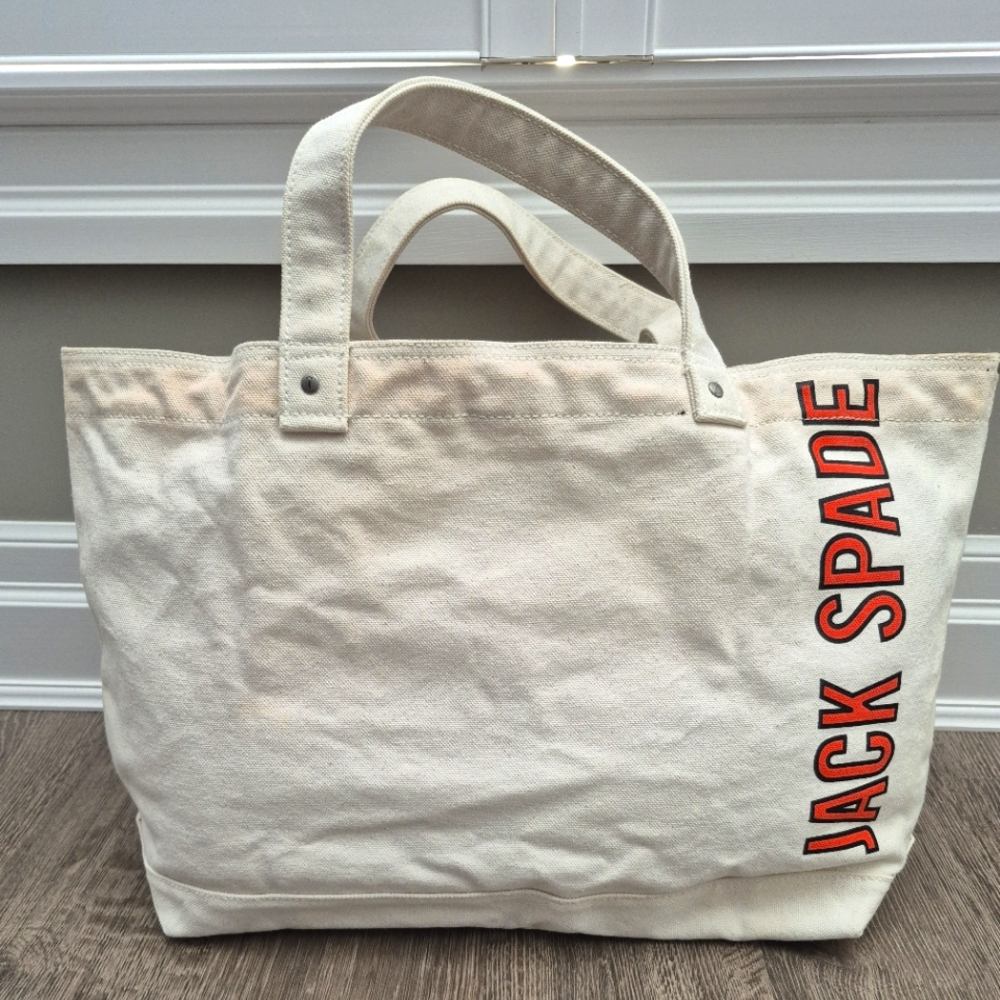 Jack Spade Canvas Weekend Overnight Travel Bag